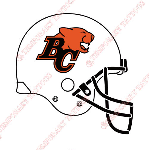 BC Lions Customize Temporary Tattoos Stickers NO.7579